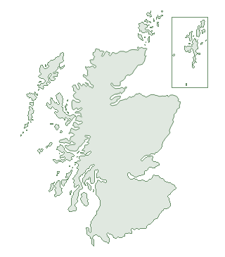 map of scotland