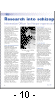 Research into schizophrenia - continues on page 11